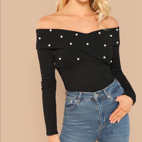 SHEIN Tops - ⭐️Pearl top